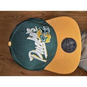 Mitchell & Ness Packers Snapback Hat Cap Adjustable